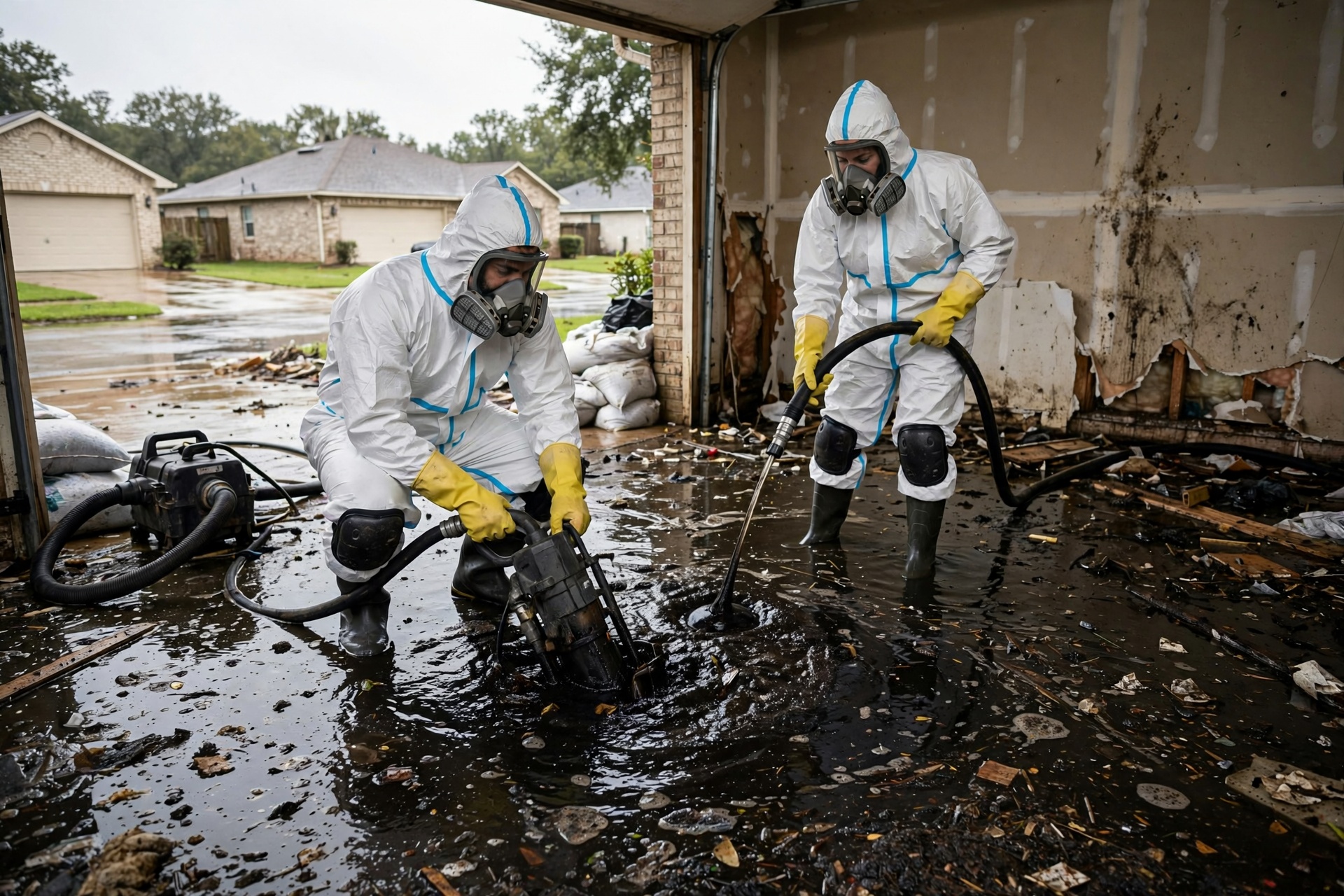 Category 3 Black Water: Why Raw Sewage Requires Professional Hazmat Extraction
