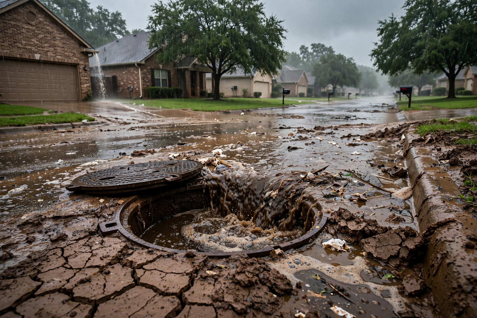 How North Texas Clay Soil & Heavy Rains Trigger Sewer Backups in DeSoto