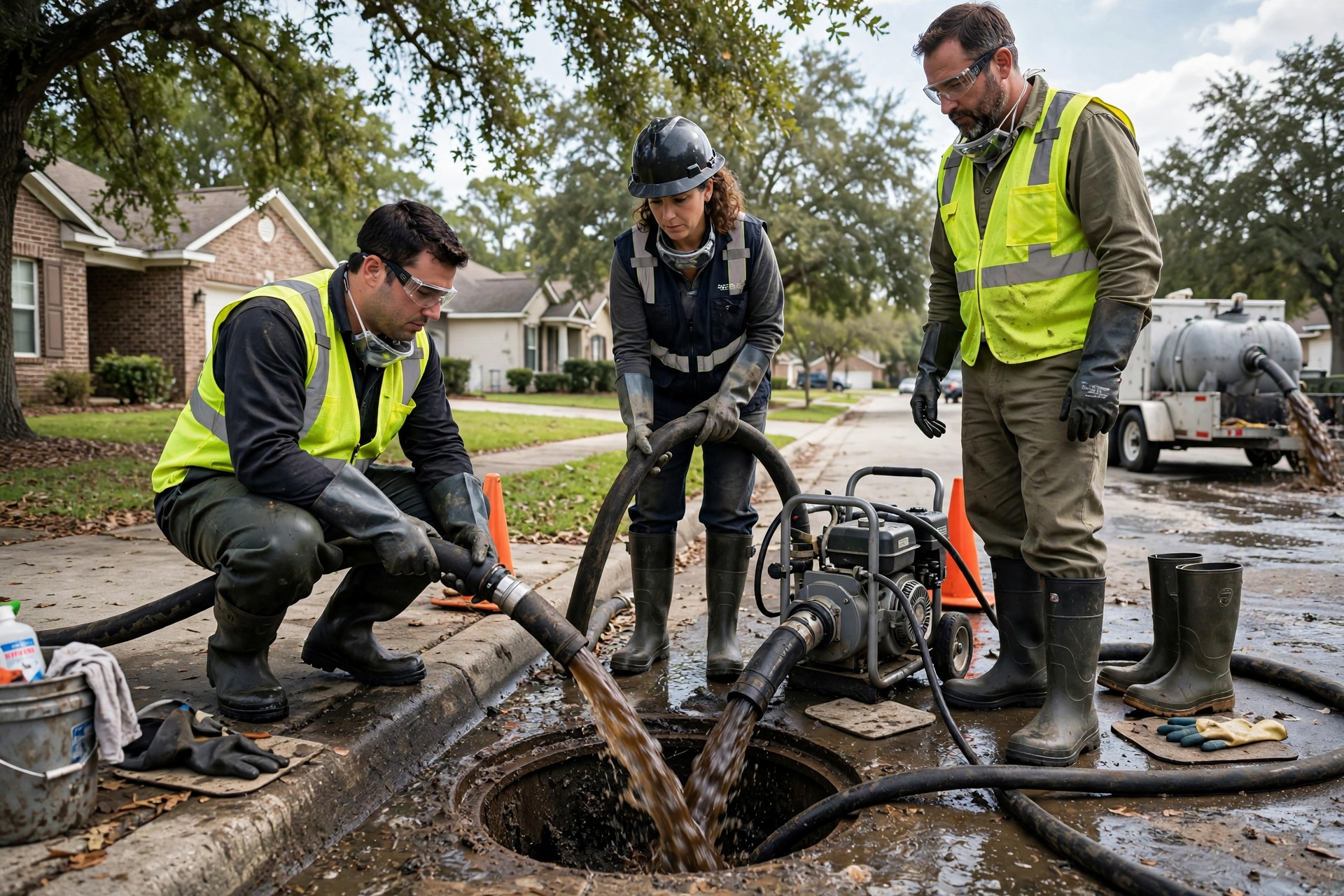 sewage cleanup by DeSoto Sewage Cleanup Co in DeSoto, TX