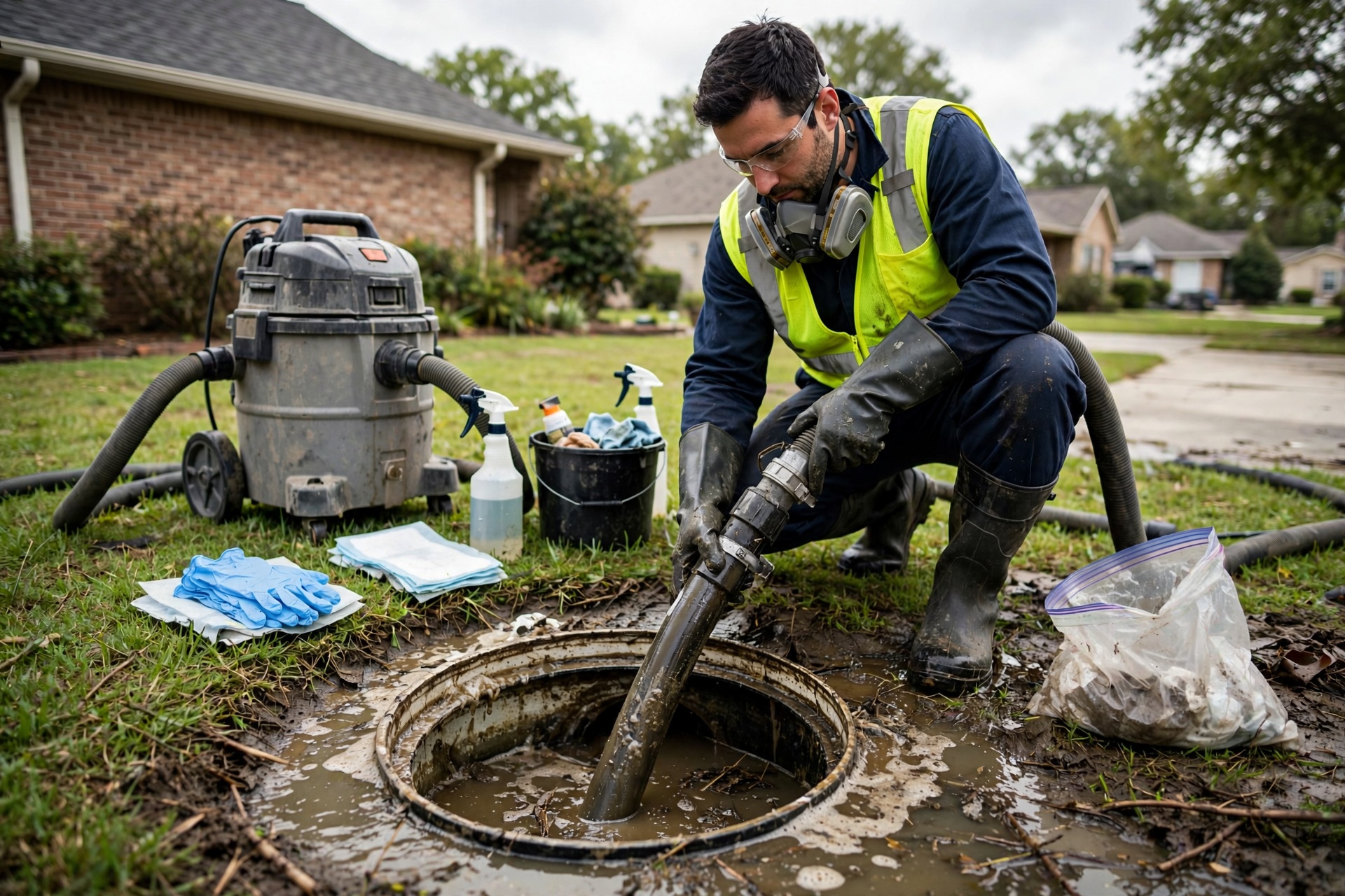 Sewer Backup Cleanup in DeSoto, TX