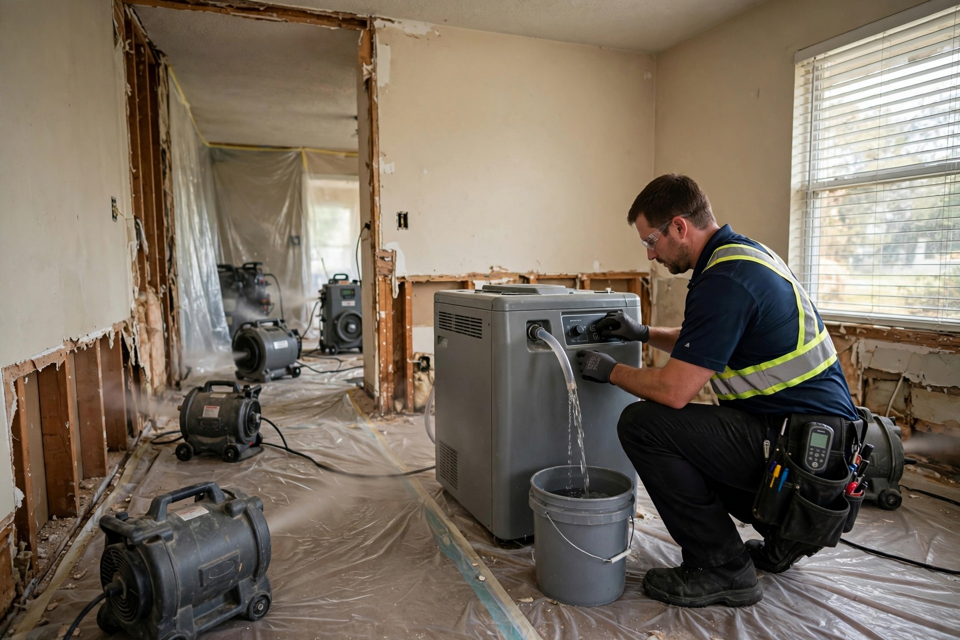 Structural Drying and Dehumidification in DeSoto, TX